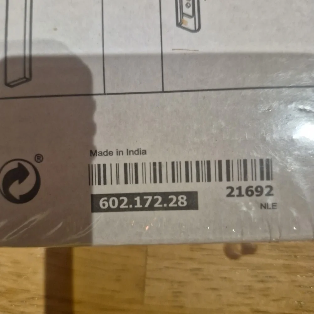 New IKEA BETYDLIG‎ Black Curtain Rod Holder Bracket Adjustable Wall Ceiling